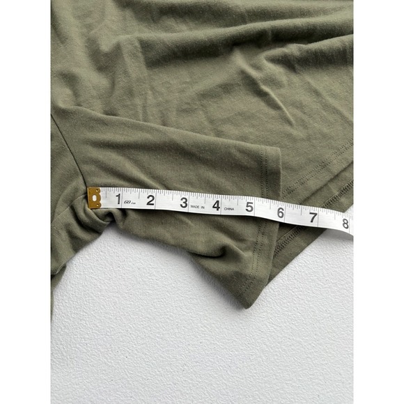 Zenana Romper Olive Green Strapless Smocked Drawstring Pockets XL - Picture 4 of 5